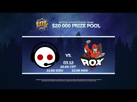 LPL S2: RoX.KIS vs Thunderbot Sparta [ENG]
