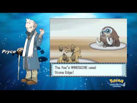 Pokemon SoulSilver Gym rematch VS gym leader Pryce