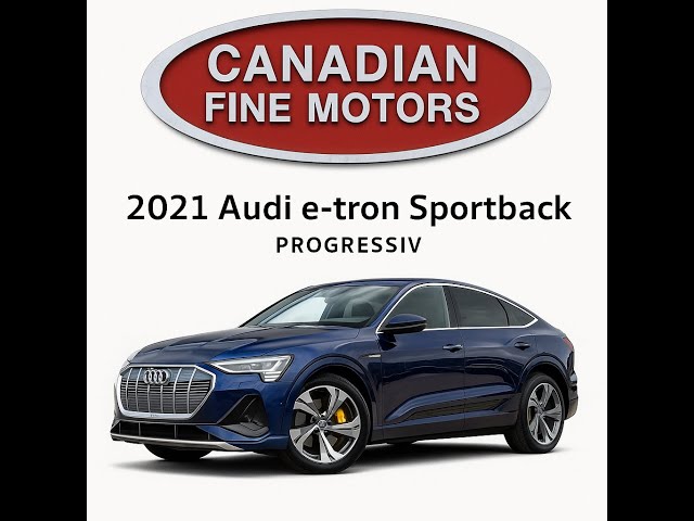 2021 AUDI E-TRON SPORTBACK PROGRESSIV QUATTRO | ONE OWNER | NAVI in Cars & Trucks in City of Toronto
