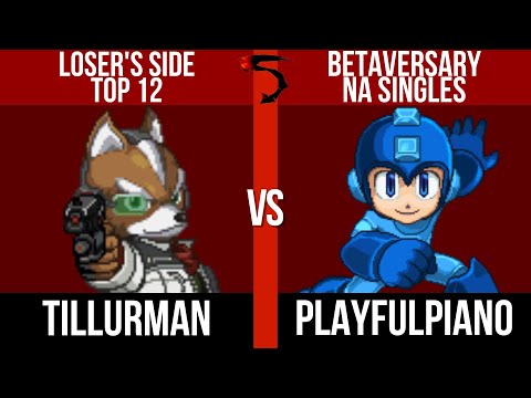 Betaversary NA: TillurMan (Fox) vs Piano (Mega Man) - SSF2 Losers Top 12