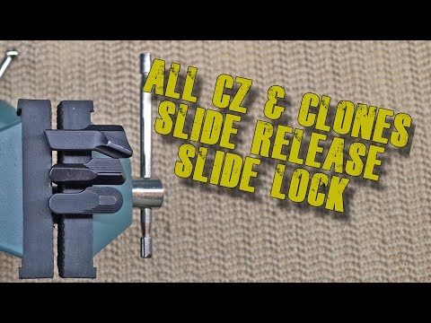 CZ & Clones slide release/lock interchangeability and sizes