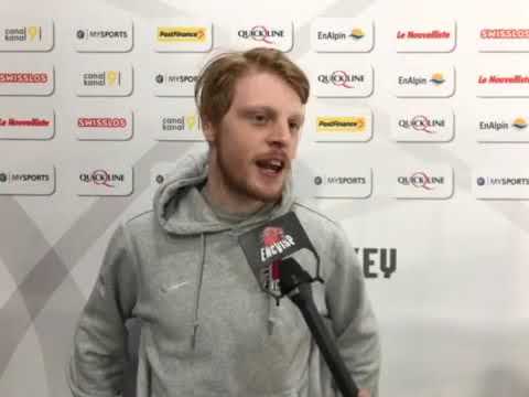 3:2- Sieg des EHC Visp gegen Olten, EHC-Stürmer Yan Zwissler im Interview