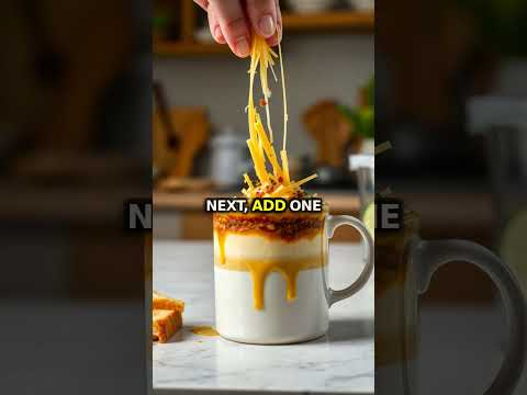 Make pizza in a mug in just 70 seconds! The most lazy delicious hack ever. #lazycooking #mugcake #vi