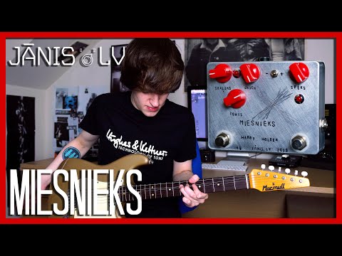 KILLER Medium Gain 2 Channel Overdrive! Miesnieks - Janis Altmanis Pedal Demo