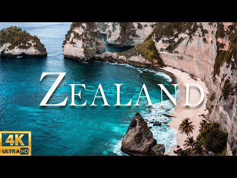 FLYING OVER NEW ZEALAND(4K UHD)-Beautiful Piano Music Relax With Beautiful Nature Videos-4K Ultra HD