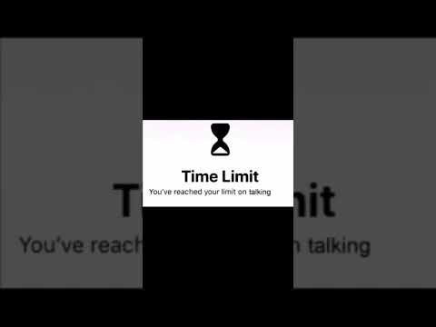 You've reached your limit on talking SHUT THE F*** UP