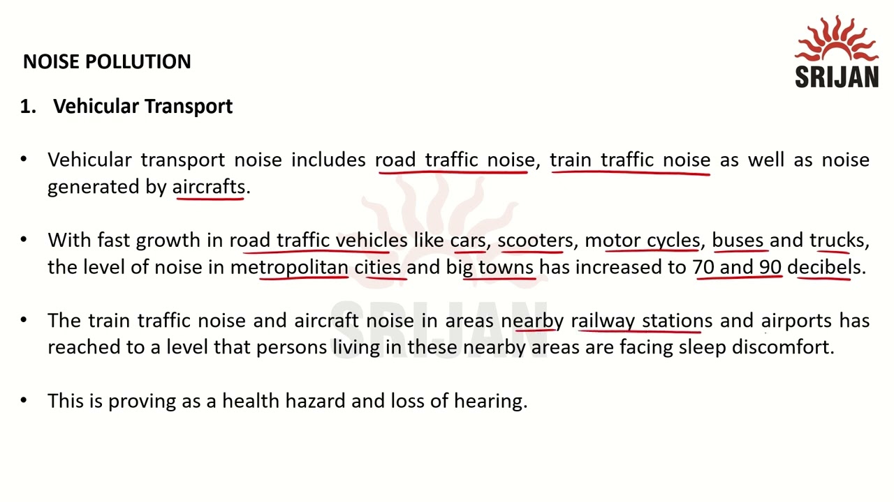 6. Noise Pollution