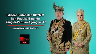 Download lagu (((LIVE))) Istiadat Pertabalan KDYMM Seri Paduka Baginda Yang di-Pertuan Agong ke-17 mp3
