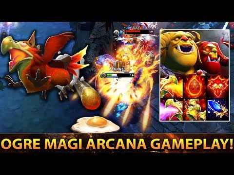 NEW OGRE MAGI ARCANA Gameplay - Beyond Godlike OG.Topson vs PSG.LGD.Chalice Core Ogre Magi Dota 2