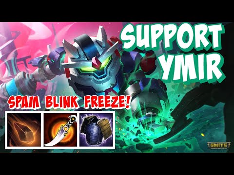 YMIR SUPPORT GAMEPLAY SMITE SEASON 9 - FREEZY BOT BLINK SPAM