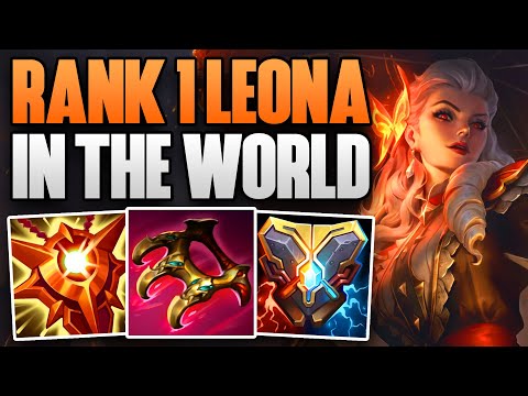 RANK 1 LEONA IN THE WORLD FULL SUPPORT GAMEPLAY! | CHALLENGER LEONA SUPPORT GAMEPLAY | Patch 14.10