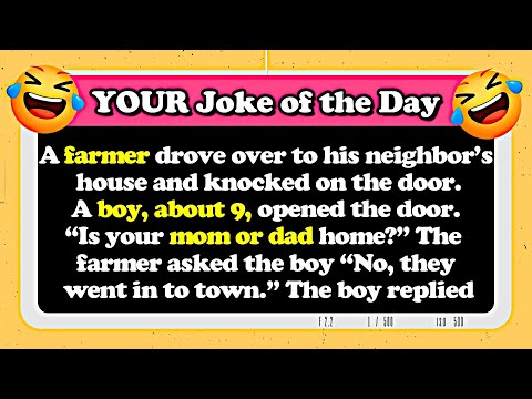 YOUR Daily Joke: Price Check: Farmer's Business Surprise! ~Funny Joke of the Day