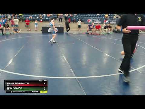 108 Lbs 5th Place Match - Ruger Pennington, TN Vs Joel Magana, WY C73d