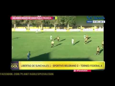 Los mejores goles de juan pablo francia planeta gol