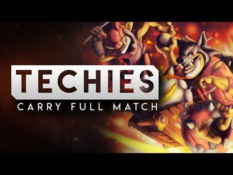 Techies Full Match, Nullifier, Bloodthorne, TECHIES CARRY
