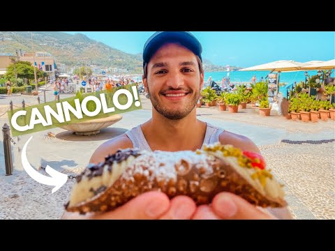 Delicious Sicilian Sweets in Cefalu! Sweet Food Tour Italy! 🇮🇹