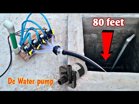 Experiment on Four DC water pumps to creat the most powerful 12V pump #technology