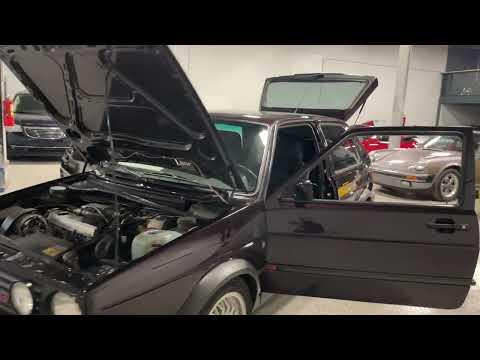 Euro 1990 Volkswagen Golf GTI G60 Edition One Wolfsburg Edition 5-Speed Manual