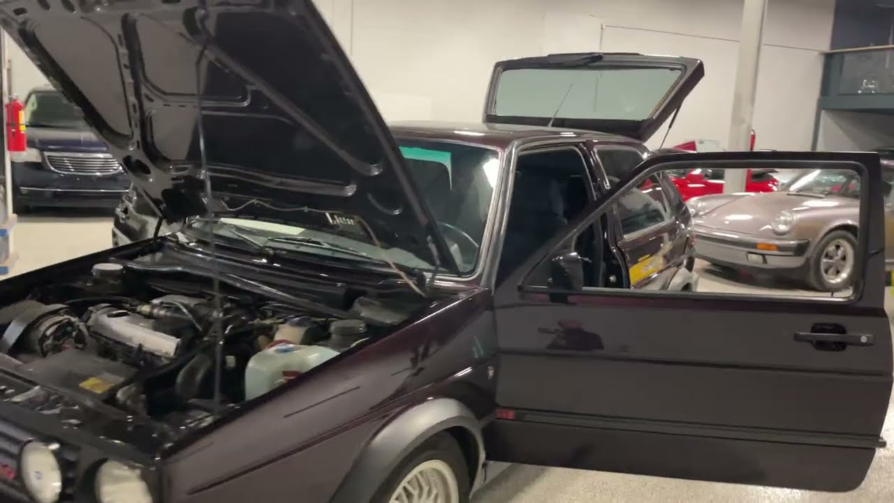 Euro 1990 Volkswagen Golf GTI G60 Edition One Wolfsburg Edition 5-Speed Manual