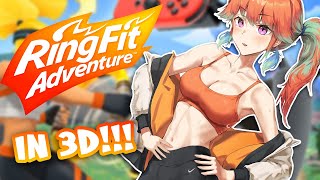 a more intense boss fight than most normal JRPGs, finishing the fight, dancing around, no SC reading today, her cats watch her during idol meetings（01:51:01 - 01:54:53） - 【3D RINGFIT】HOW LONG TILL I FAINT #kfp #キアライブ