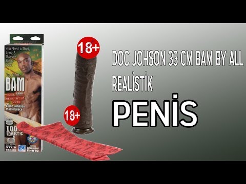 Doc Johnson 33 cm Bam By All Realistik Penis Made in USA
