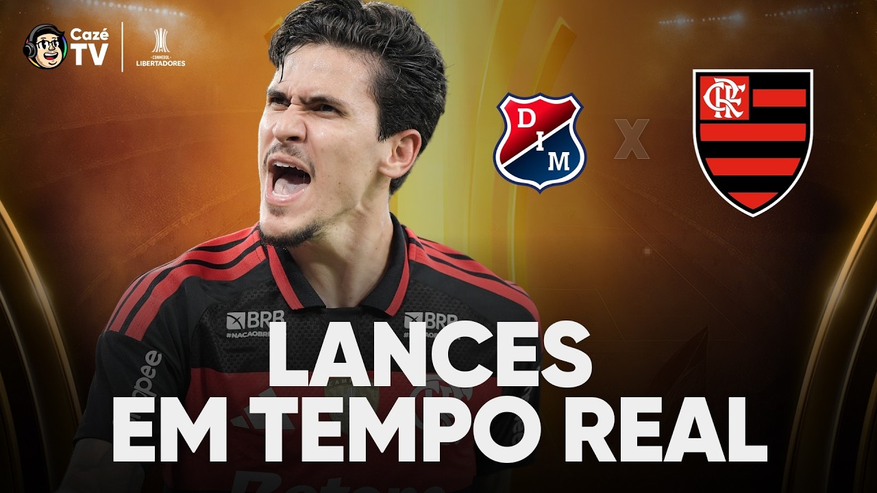 FLAMENGO X IND. MEDELIN E BRAGANTINO X BLOOMING | LANCES EM TEMPO REAL | NOCHE DE COPA