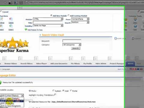 DotNetNuke Tutorial, How to change the email notification text in a DotNetNuke website - Video #35