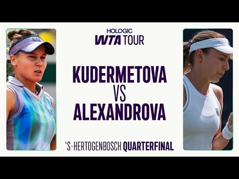 2025 's-Hertogenbosch Quarterfinal 1| WTA Highlights