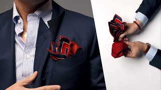 4 Classic Ways To Wear A Pocket Square (+ Instructions) • Effortless Gent