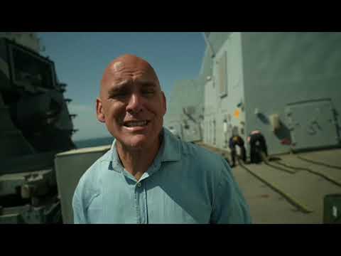 On board HMS Defender in the Black Sea