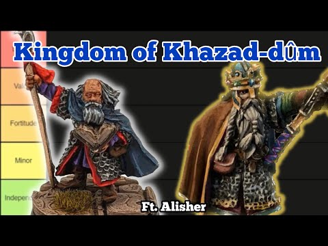 Kingdom of Khazad-dûm & Moria Dwarf Tier List - Middle Earth Strategy Battle Game | MESBG