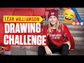 LEAH WILLIAMSON DRAWING CHALLENGE! ✏️🙌