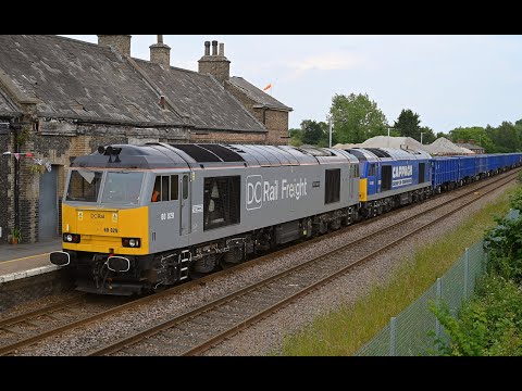 DCR 60029 with 60028 DiT on 6Z72, 14.46 Brandon DGL - Chaddesden . 15 06 2022