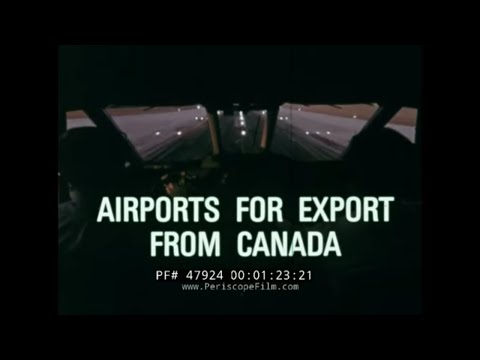 " AIRPORTS FOR EXPORT FROM CANADA " 1970 CANADIAN AVIATION INDUSTRY  ABU DHABI AIRPORT PROJECT 47924
