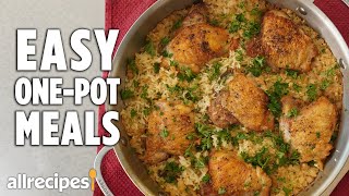 Easy One Pot Chicken & Rice and Cheesy Bacon Ranch Pasta | One Pot Cooking | Allrecipes.com