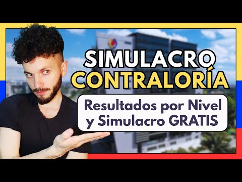 Concurso Contraloría: Resultados Simulacro GRATIS y Análisis por Nivel