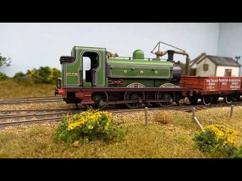 hornby j13 GNR r2186 shunting Tunstead Sidings