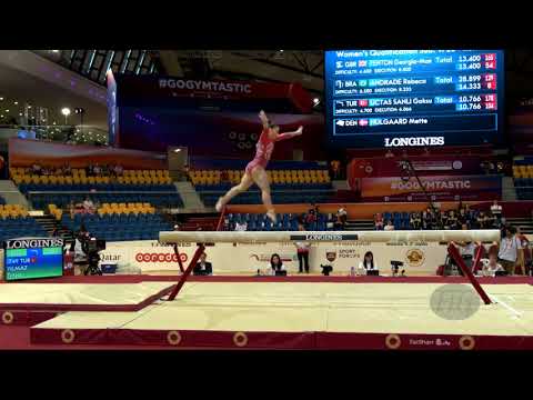 YILMAZ Tutya (TUR) - 2018 Artistic Worlds, Doha (QAT) - Qualifications Balance Beam