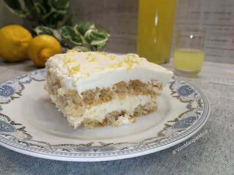 Tiramisù al limoncello, un dolce paradisiaco