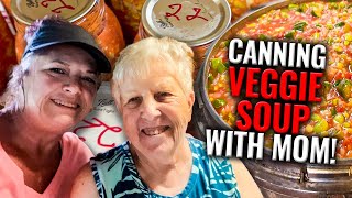 How to Can Vegetable Soup - First Time With Mama