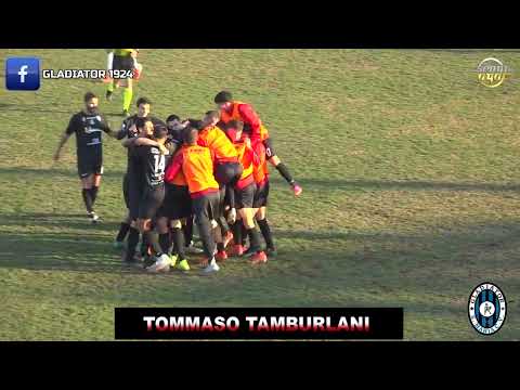 Serie D Girone G, Gladiator - Nuova Florida 0 - 1: il gol di Tamburlani