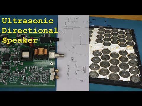 Holosonics AudioSpotlight directional speaker teardown