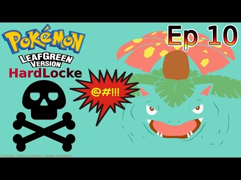 Pokemon Verde Hoja HardLocke Ep 10 CRITICO P..T.. CRITICO