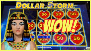 🔥My BIGGEST WIN Ever On Dollar Storm🍀I'm So Glad I Played This Slot At The Plaza Casino! Video Video