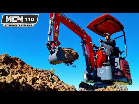 MCM 11D Mini Excavator - A Closer Look At This 1.1 Ton KOOP Powered Excavator