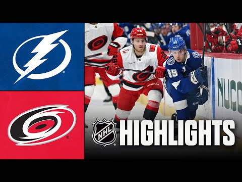 NHL Preseason Highlights | Lightning vs. Hurricanes | September 22, 2025