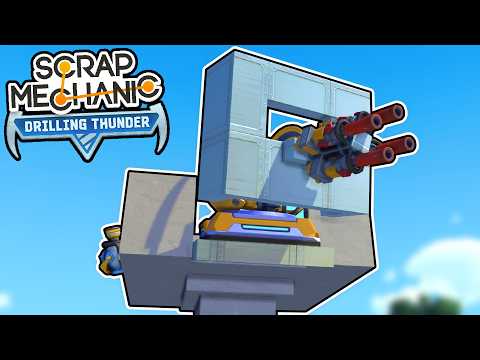 I Built a Gatling Turret to Defend the Farm! (Scrap Mechanic Chapter 2)