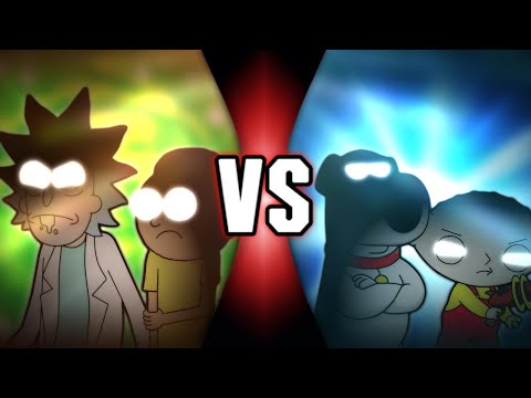 Rick and Morty VS Stewie and Brian (Rick & Morty VS Family Guy) | VS Trailer