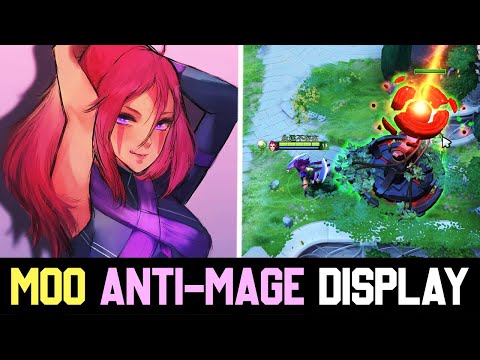 Moo ANTI-MAGE Persona Display - 8,000 Avg MMR Gameplay DOTA 2