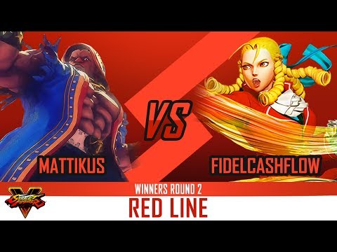 Red Line SFV 13 - Mattikus (Balrog) Vs. FidelCashFlow (Karin)